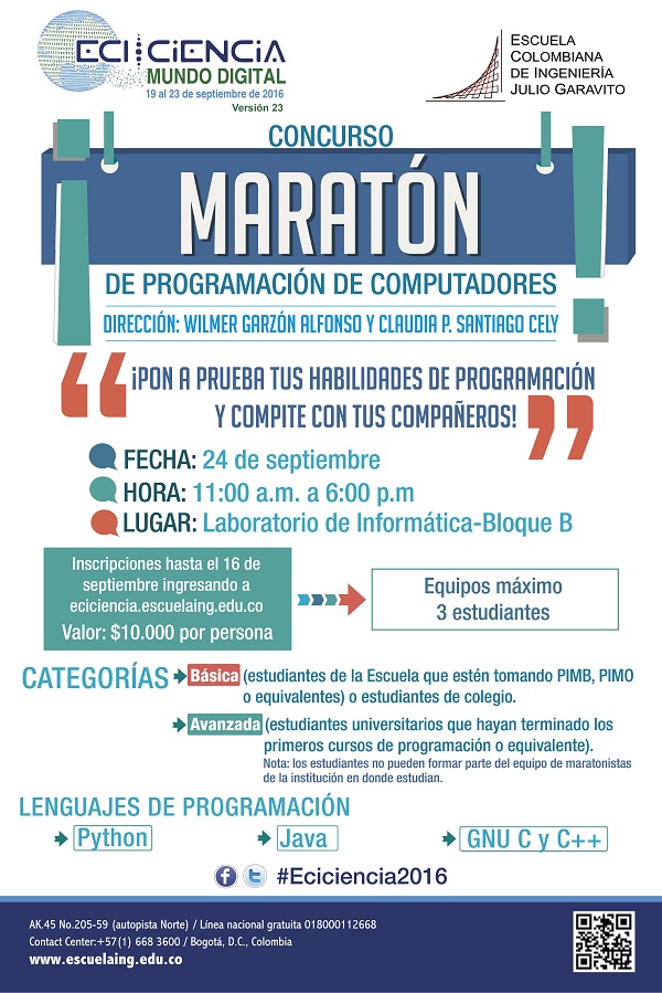 2016 09 09AficheMaratónProgramaciónECICiencia1111