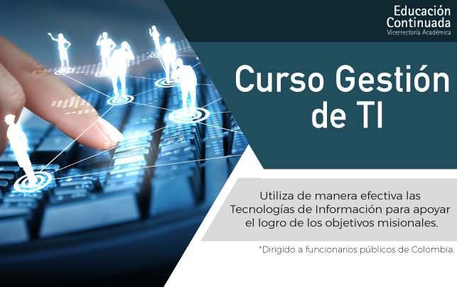 Banner Curso gestion de TI 
