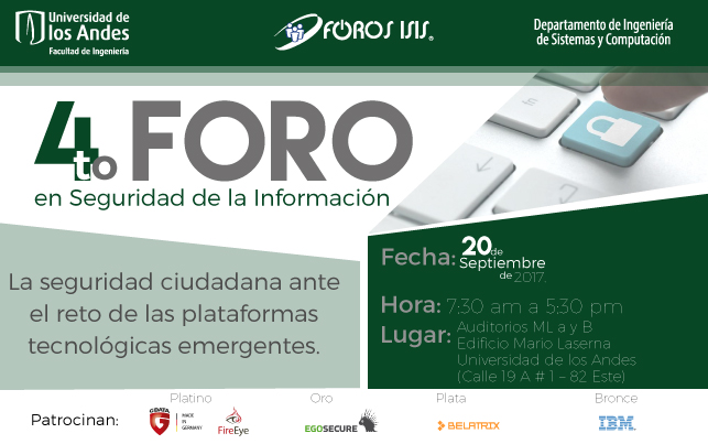 4TO FORO EN SEGURIDAD COLOMBIA