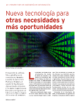 Nueva tecnologia para otras necesidades y mas oportunidades