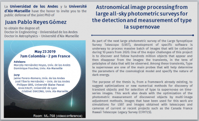 Sustentación tesis doctoral Juan Pablo Reyes Gómez