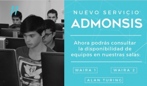 ¡Nuevo servicio! Disponibilidad de equipos en las salas DISC
