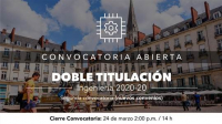 Convocatoria de Doble Titulación Ingeniería 2020-20 (Parte II – Nuevos Convenios)