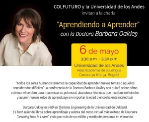 Charla &quot;Aprendiendo a Aprender&quot; Barbara Oakley