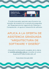 Asistencia graduada &quot;Arquitectura de Software y Diseño&quot;