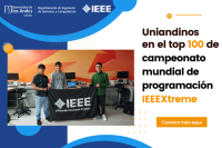 ¡Orgullo Disc! Uniandinos en el top 100 de campeonato mundial de programación IEEEXtreme