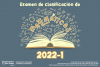 Examen de clasificación de matemáticas 2022-1