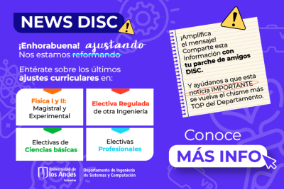 NEWS DISC: Conoce los ajustes curriculares que entrarán en vigencia a partir del 2024-10