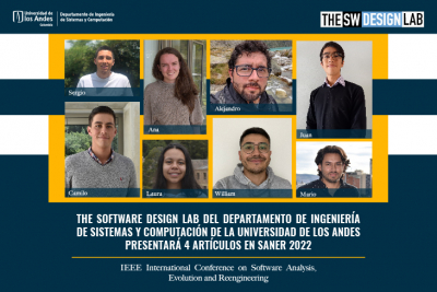 The Software Design Lab del DISC presentará 4 artículos en SANER 2022