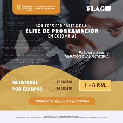 Clasificación Uniandina Maratón Nacional de Programación