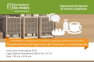 Desayuna con nosotros y hablemos de nuestro departamento