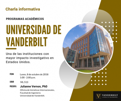 Charla: Programas académicos Universidad de Vanderbilt