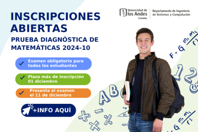 ¡INSCRIPCIONES ABIERTAS! Prueba diagnóstica de matemáticas 2024-10