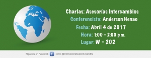 Charla: Asesorías intercambios