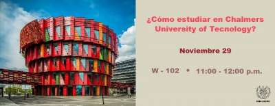 Charla: ¿Cómo estudiar en Chalmers?