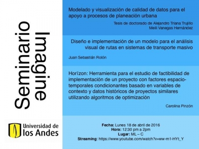 Seminario IMAGINE 25 de abril