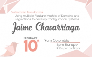 No se pierda la sustentación Doctoral de Jaime Chavarriaga