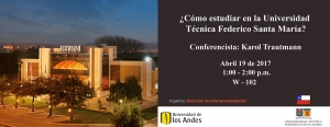 Charla: ¿Cómo estudiar en la Universidad Técnica Federico Santa María?