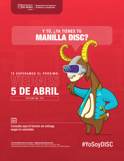 Y tú, ¿ya tienes tu manilla DISC?