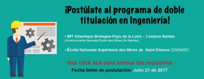 Doble Titulación Ingeniería: Plazo extendido para postulación